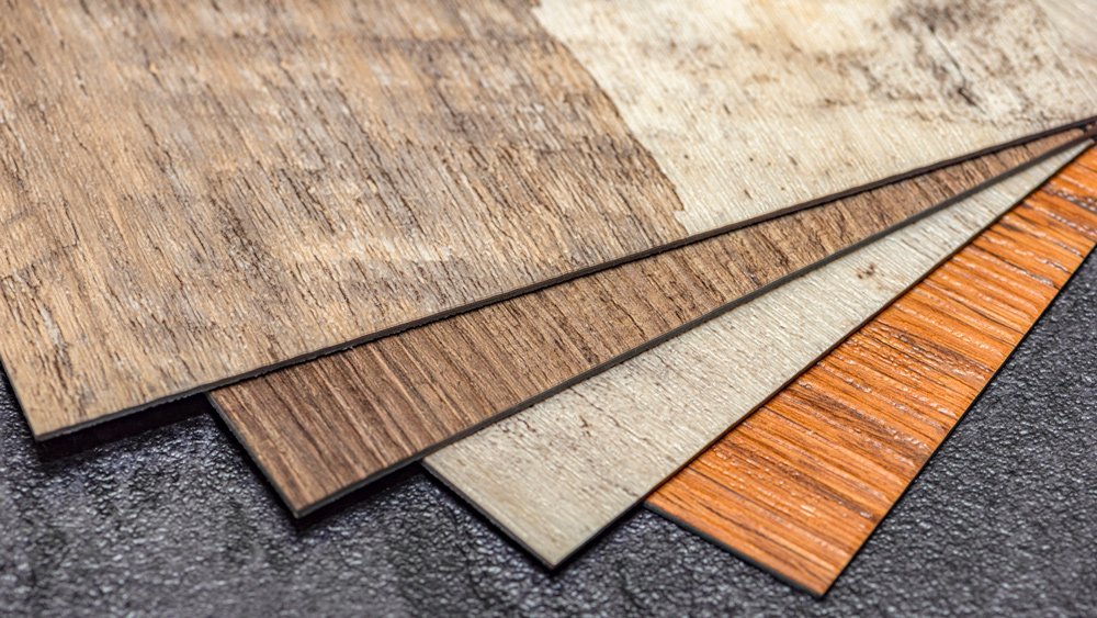 Luxury vinyl tile flooring